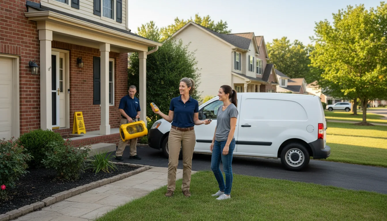 Residential water damage restoration in Washington, DC